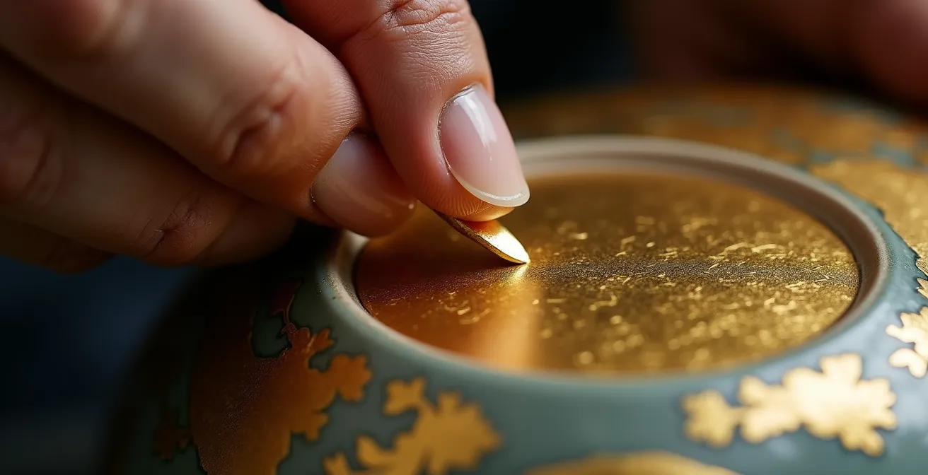 Artisan japonais au travail