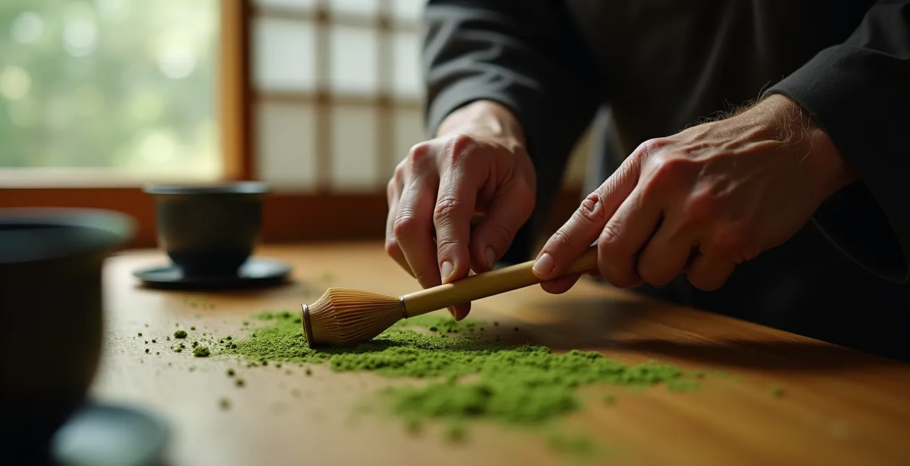 Cérémonie du thé traditionnelle japonaise